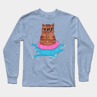 summer cat Long Sleeve T-Shirt